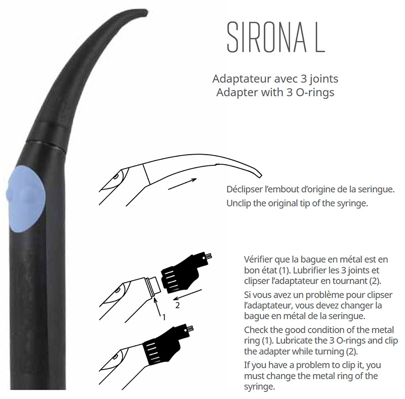 RISKONTROL adaptateur SIRONA L