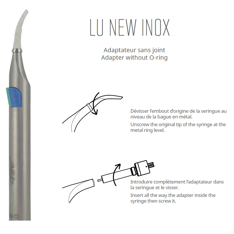 RISKONTROL adaptateur NV LU NEW INOX