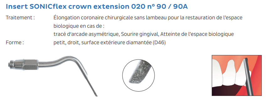 SONICflex crown extension 020 No. 90