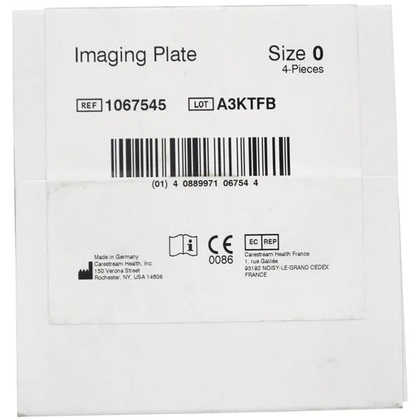 Plaques d'imagerie CS 7200 taille 0 - (x4)