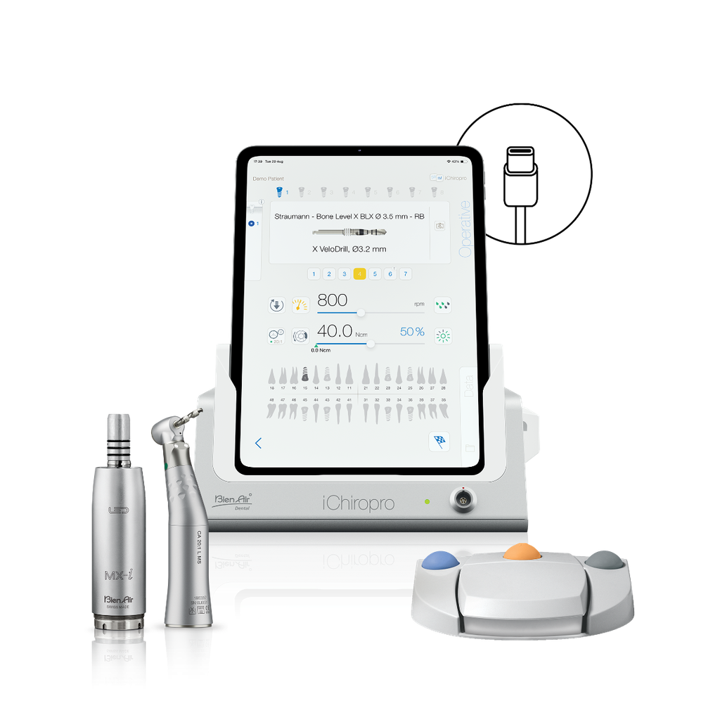 SET iCHIROPRO + CA 20 :1 L MS + PEDALE sans fil (sans iPad)