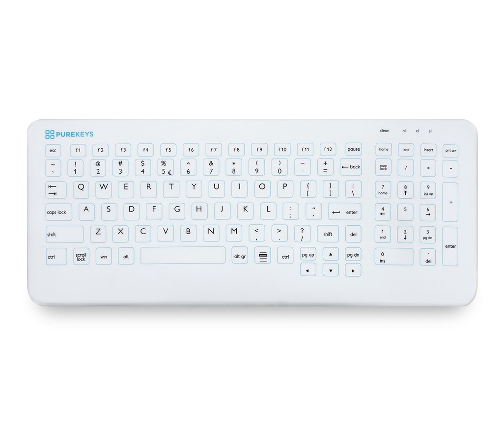 Clavier filaire silicone PUREKEYS