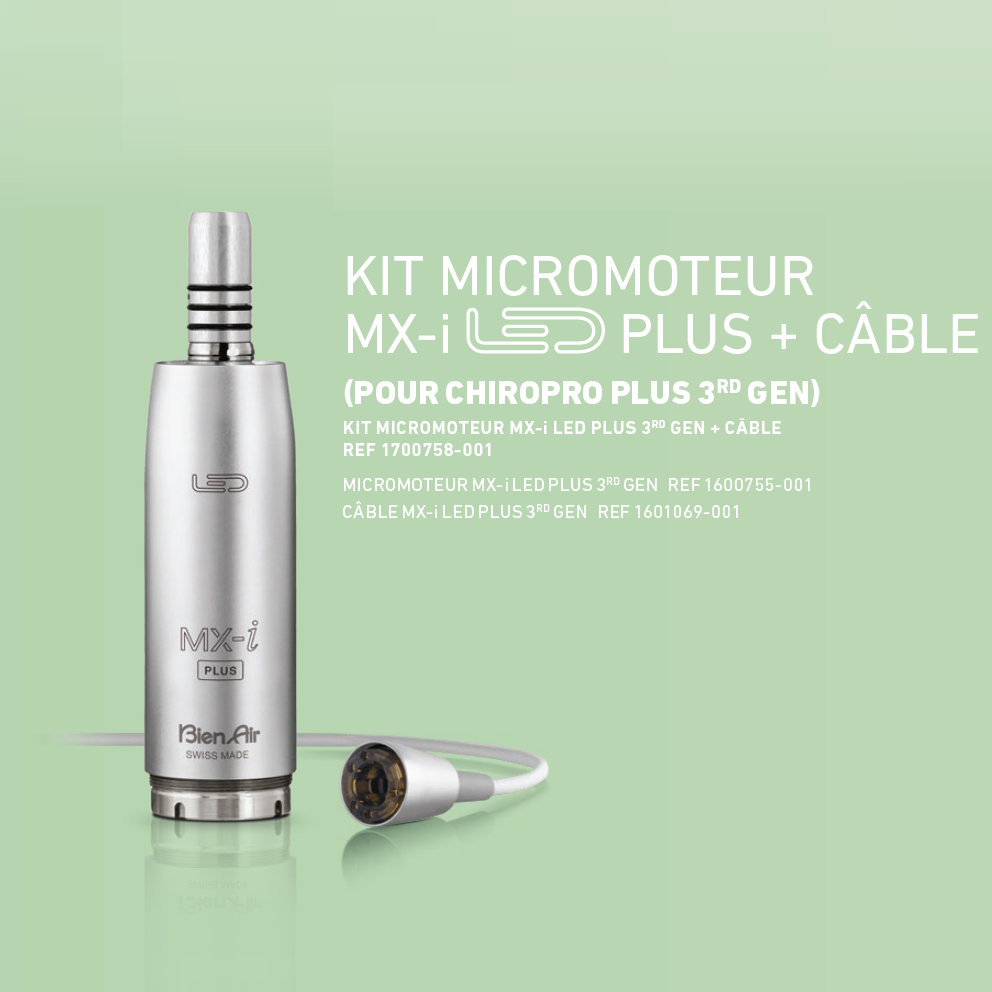 KIT MICROMOTEUR MX-i LED PLUS + CÂBLE