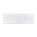 Clavier sans fil silicone PUREKEYS - blanc