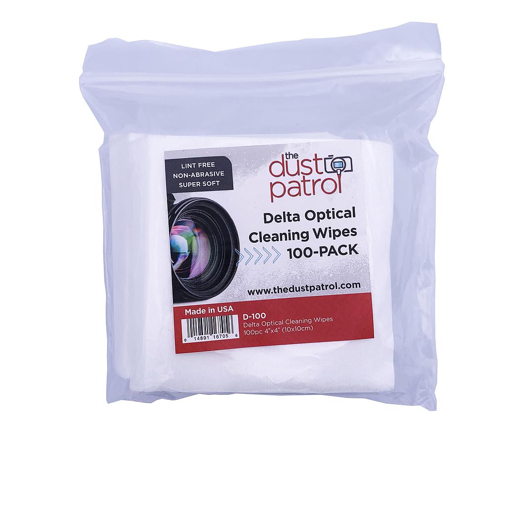 Lingettes de nettoyage optique (x100)