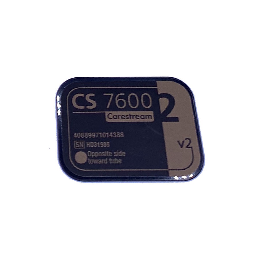 Plaque d'imagerie taille 2 (x4) CS 7600 & CS7200