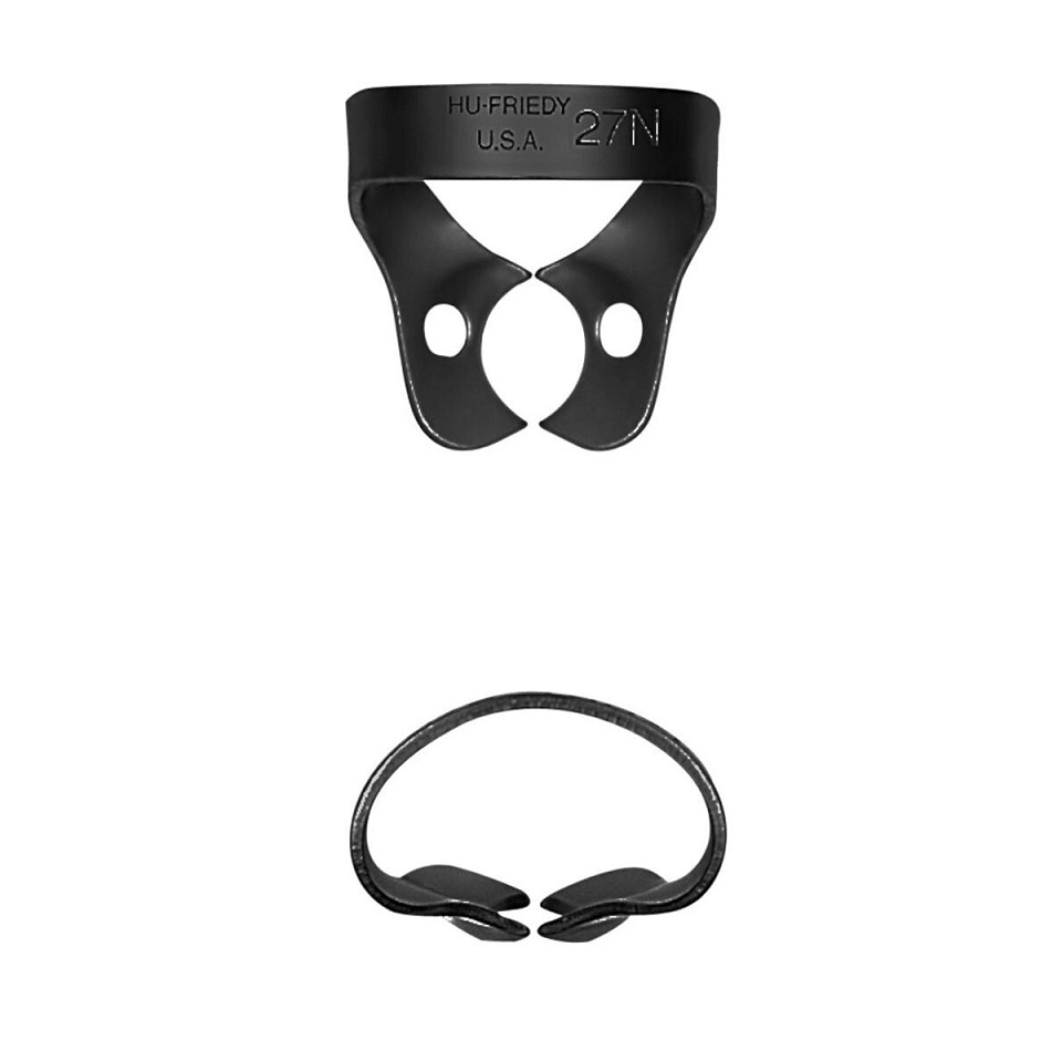 Crampon à digue #27NX encoché infér. prémol, Série Black