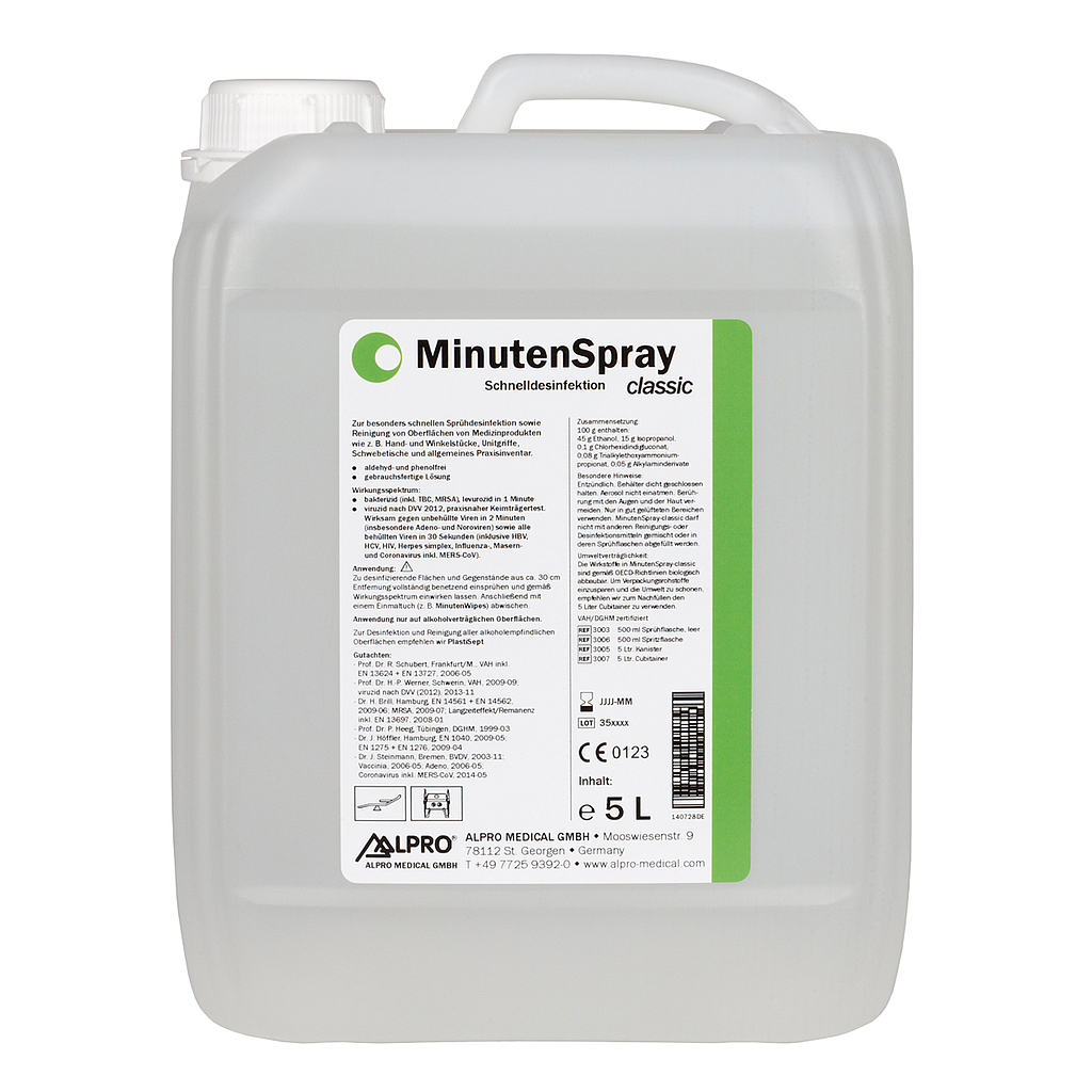 Minuten Spray - Bidon de 5L