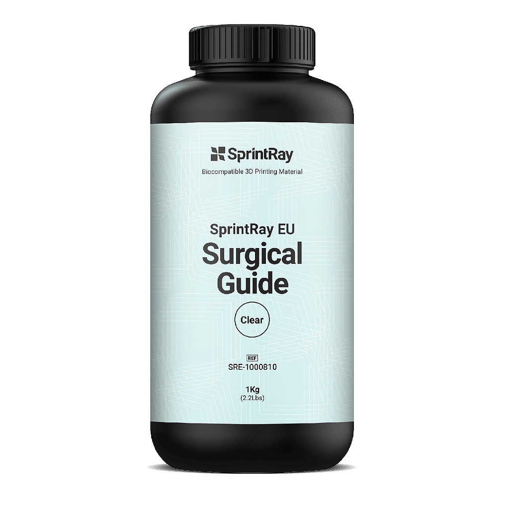 SprintRay EU Surgical Guide clear transparent