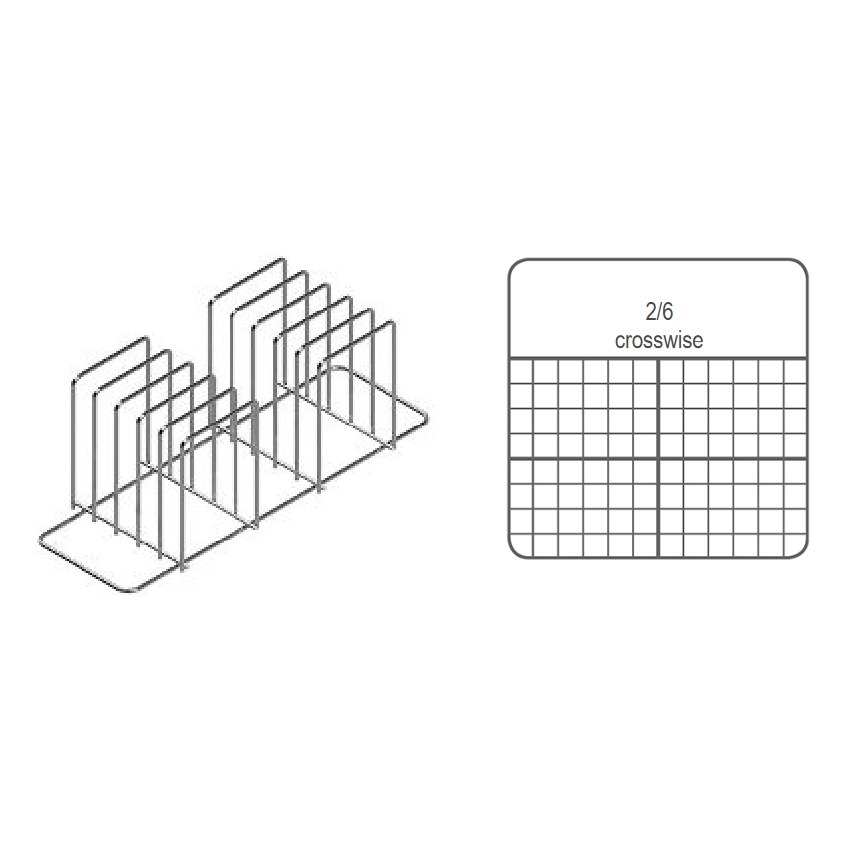 Rack pour 5 Plateaux ou 10 demi-plateaux