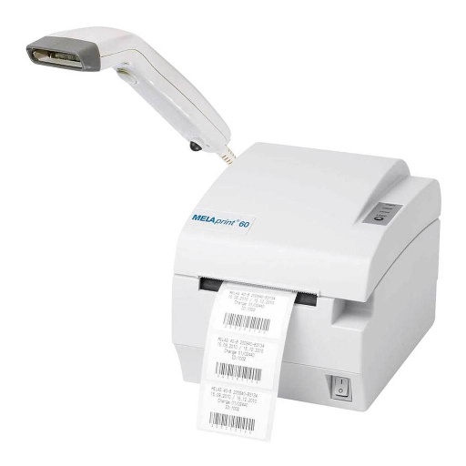 [ME01160/TD1120] Pack Traçabilité (Imprimante MELAprint 60 + Lecteur CB MELAscan)
