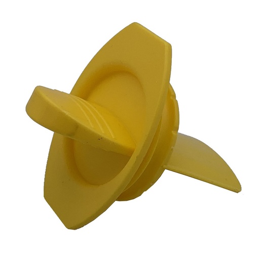 [7600-100-20] Bouchon filtre jaune support aspi Durr Comfort
