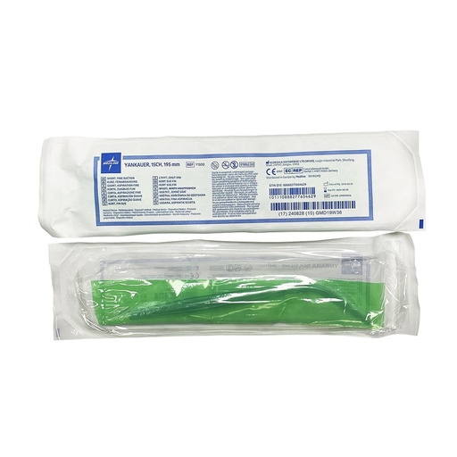 [Y1500] Canule chirurgical YANKAUER CH15 195mm (x100u) - SANS EVENT