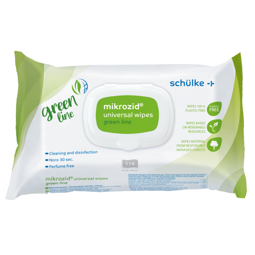 [70003354] MIKROZID UNIVERSAL WIPES GREEN LINE