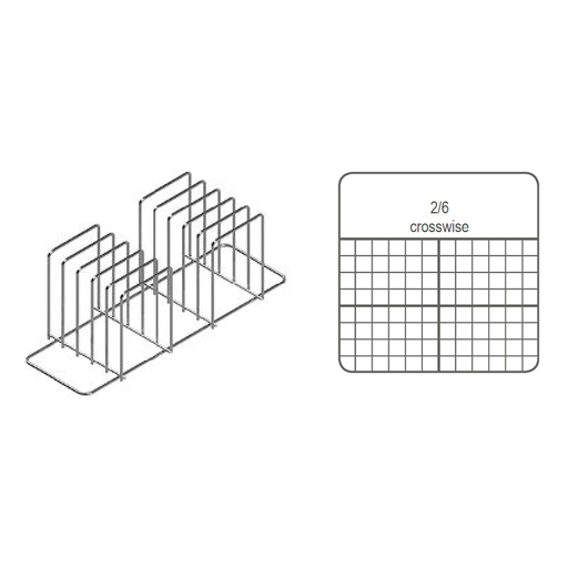 [80590] Rack pour 5 Plateaux ou 10 demi-plateaux