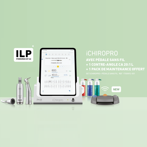 [1700892-001] ichiropro + CA 20:1L Micro-Séries + Pédale sans fil