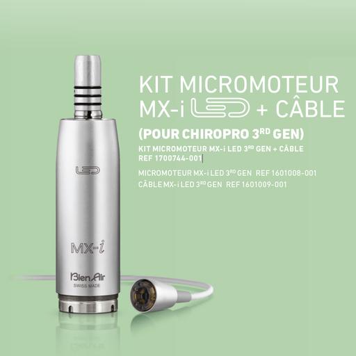 [1700744-001] KIT MICROMOTEUR MX-i LED 3RD GEN + CÂBLE